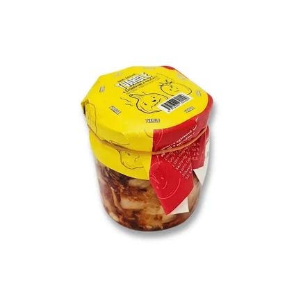Tvargle nakládané s česnekem a rajčaty 160g