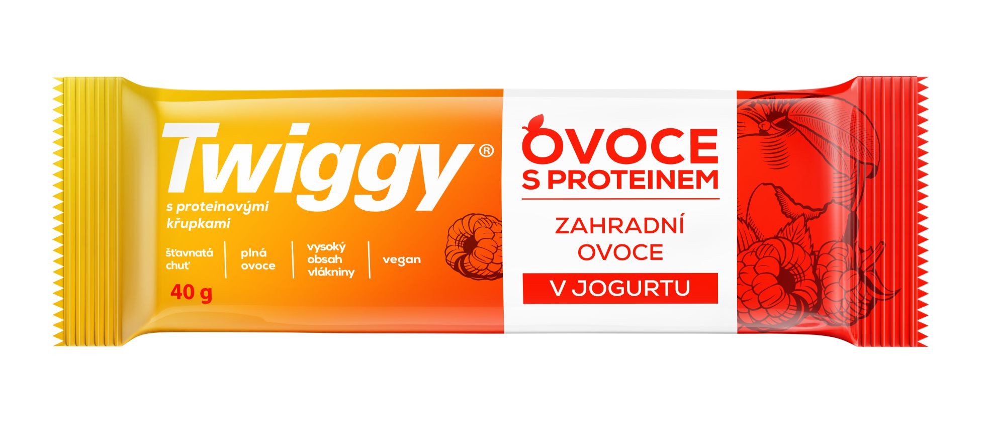 Trvanlivé potraviny - Twiggy zahradní ovoce a protein 40 g