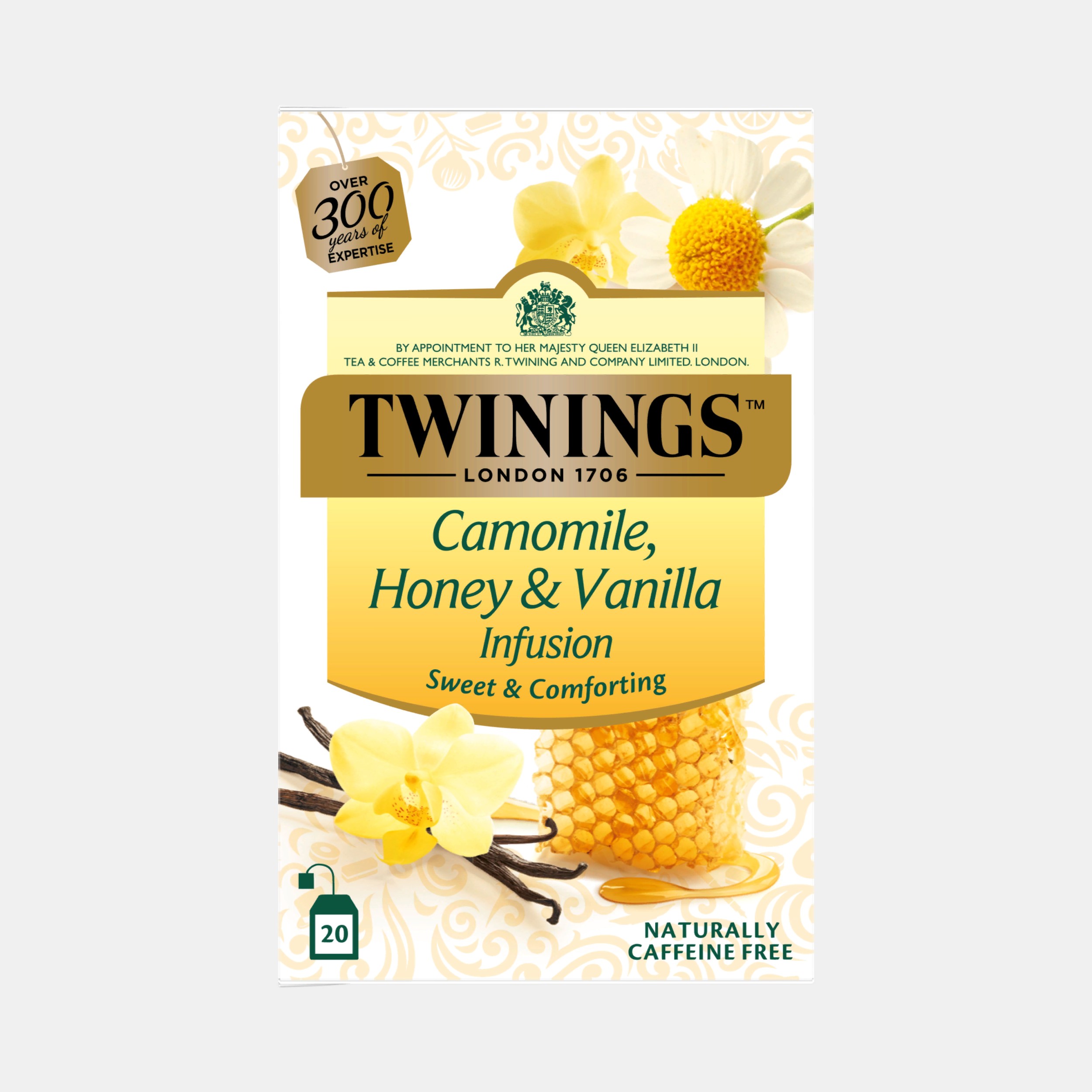 Nápoje - Twinings Camomile, Hone & Vanilla 20x1,5g
