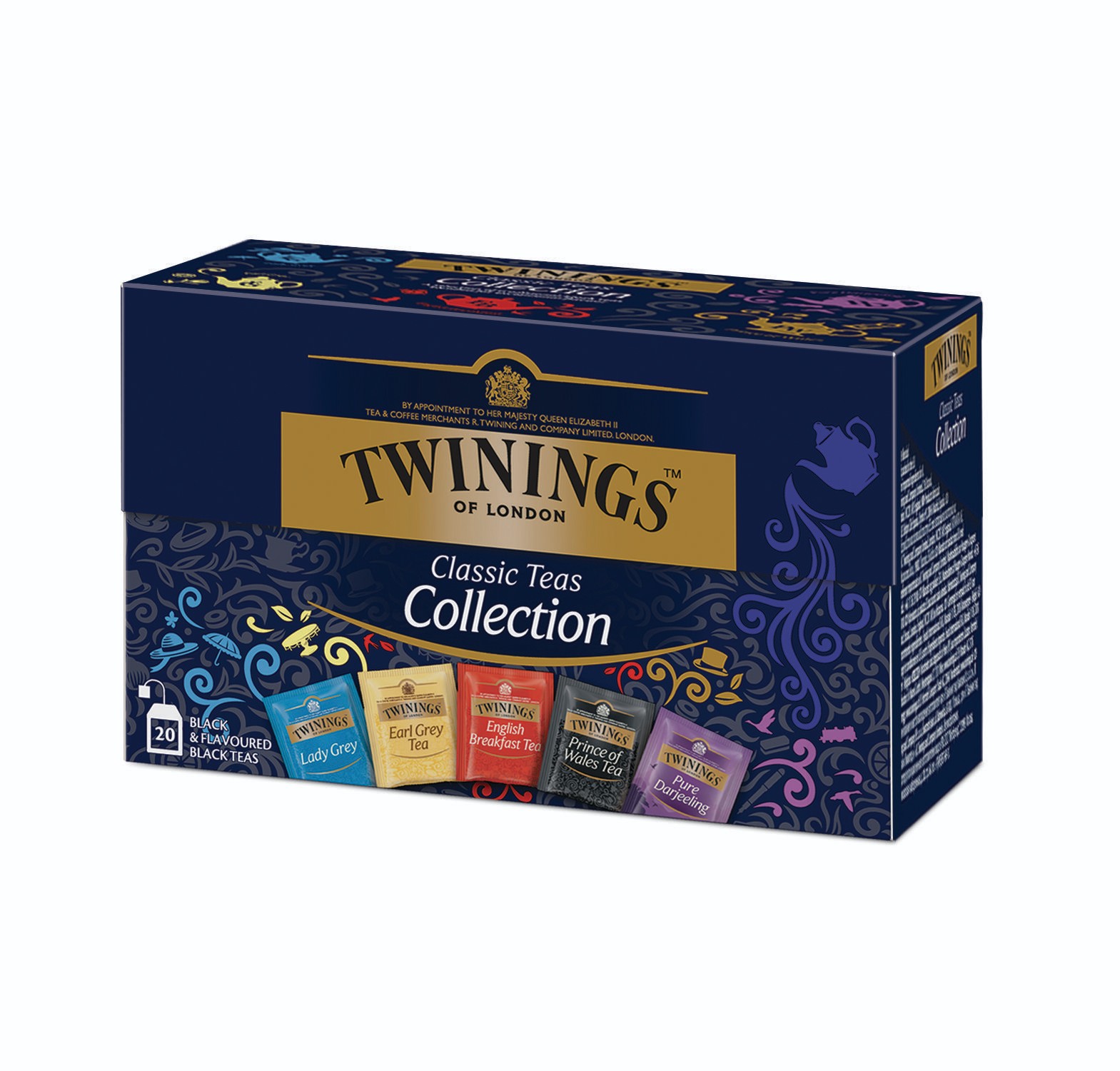 Nápoje - Twinings Classic Tea Collection černý čaj 20x2 g