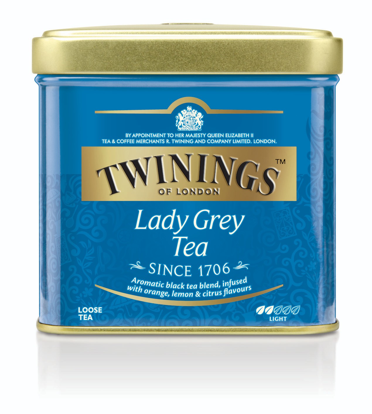 Nápoje - Twinings Lady Grey černý aromatizovaný ochucený čaj s přídavkem citrusové kůry 100 g