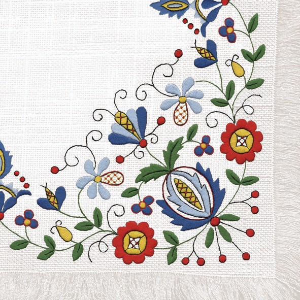 Domácnost a Zahrada - Ubrousky MAKI 33 x 33 cm kytky folk 2