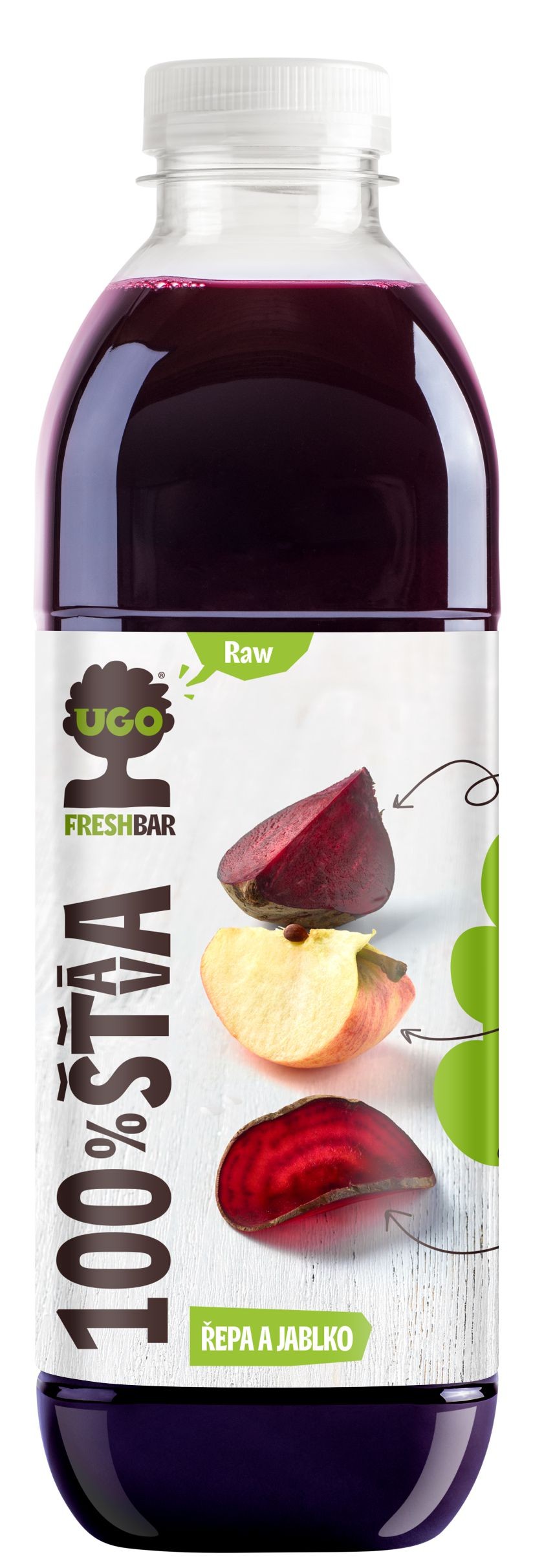 Nápoje - Ugo červená řepa/jablko 750 ml