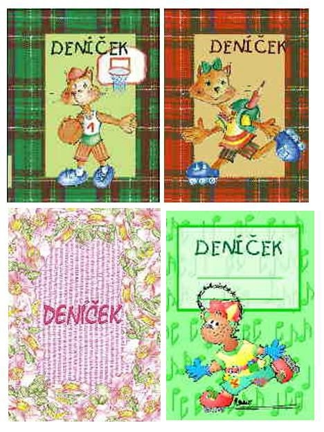 Úkolníček deníček "MEDVĚD" pro velké školáky A6, různé motivy-0