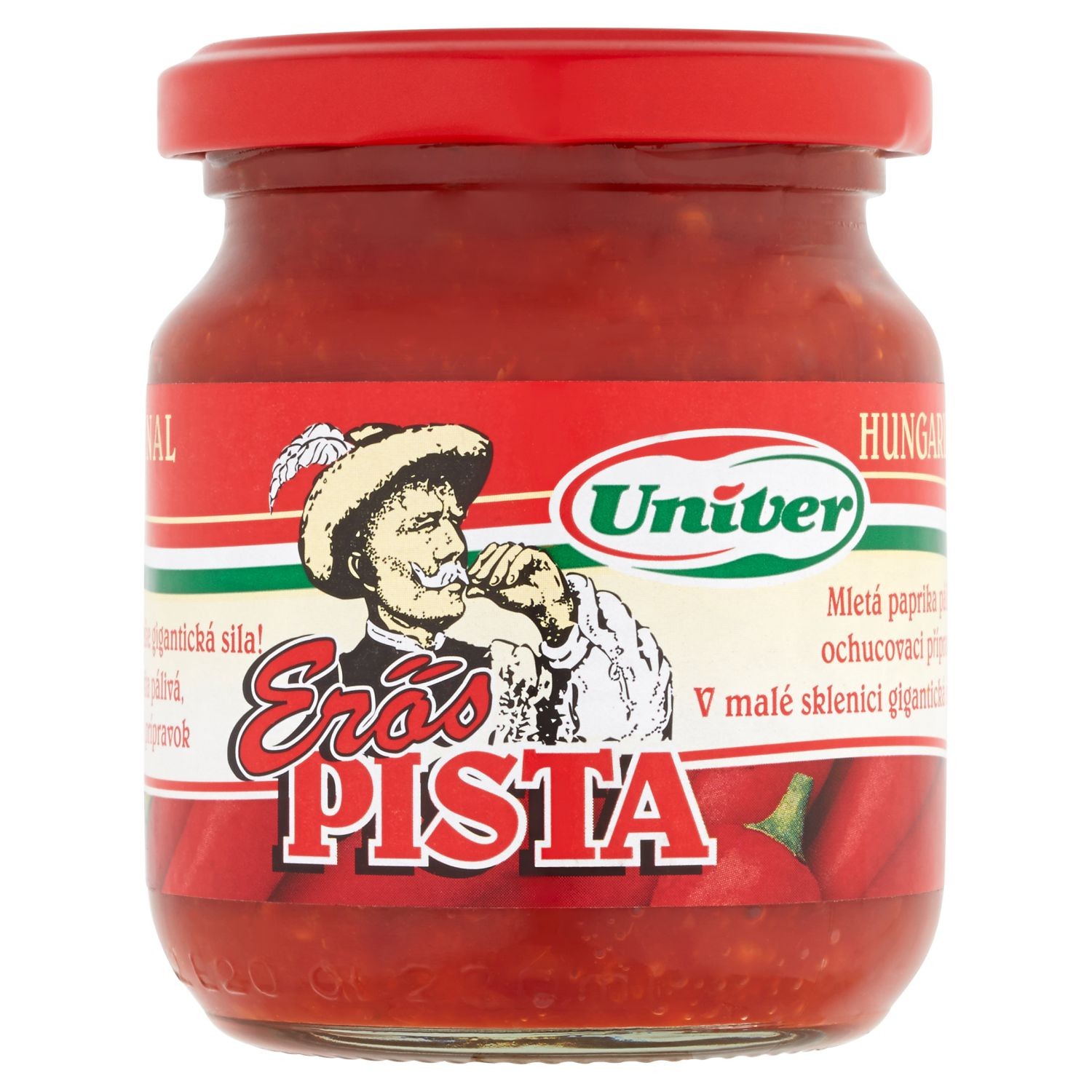 Trvanlivé potraviny - Univer Mletá paprika pálivá Eros Pista 200g