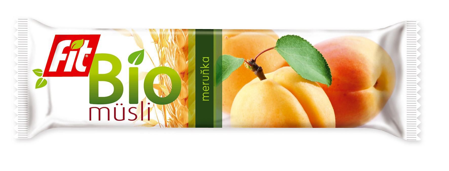 Trvanlivé potraviny - Úsovsko Fit BIO Müsli meruňka 30 g