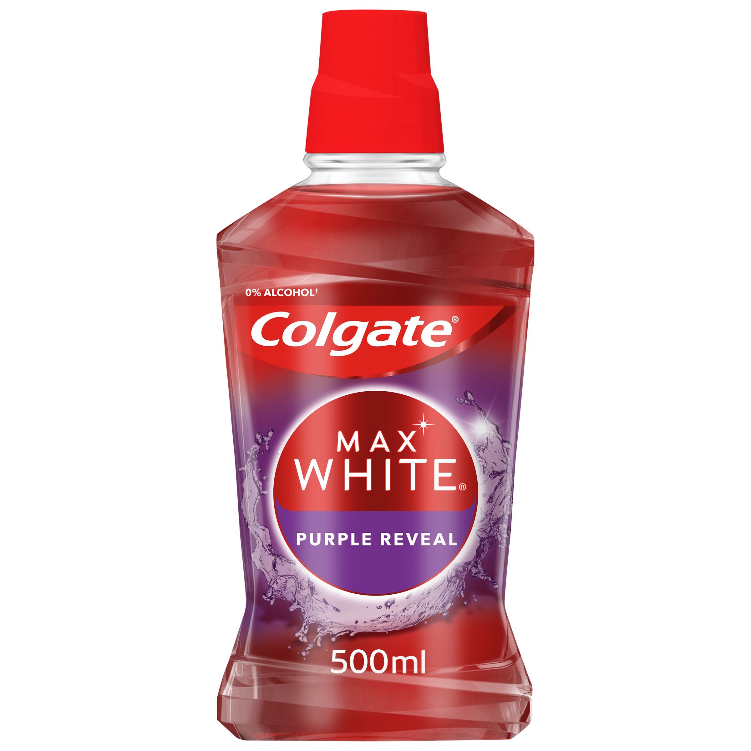Drogerie a kosmetika - Ústní voda Colgate Max White Purple Reveal 500 ml