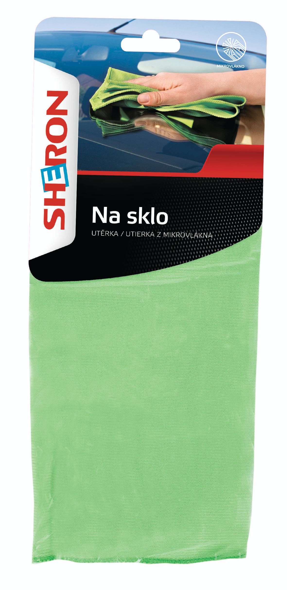 Auto-moto - Utěrka z mikrovlákna Sheron na sklo 1 ks
