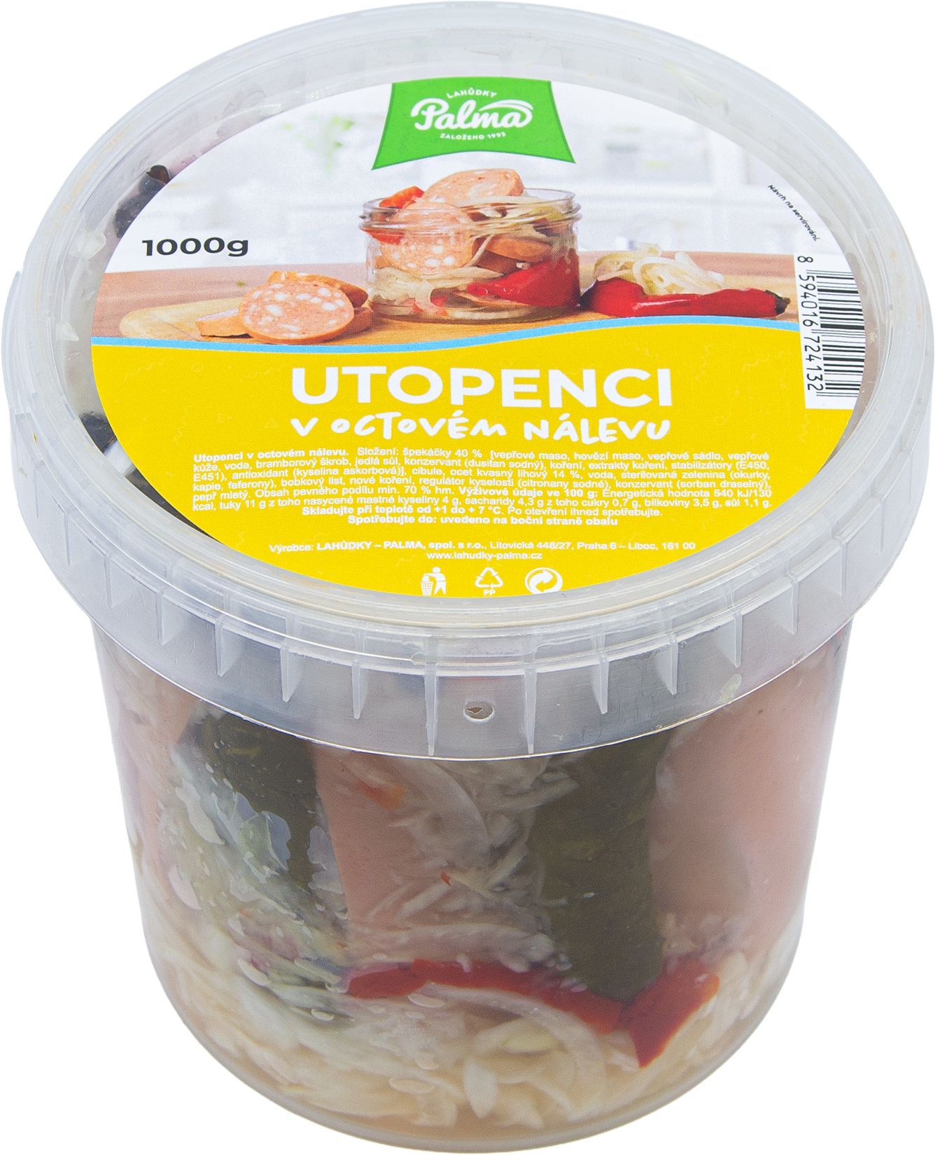 Uzeniny a lahůdky - Utopenci v octovém nálevu 1 kg