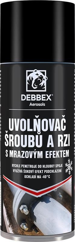 Uvolňovač šroubů a rzi ve spreji s mrazovým efektem