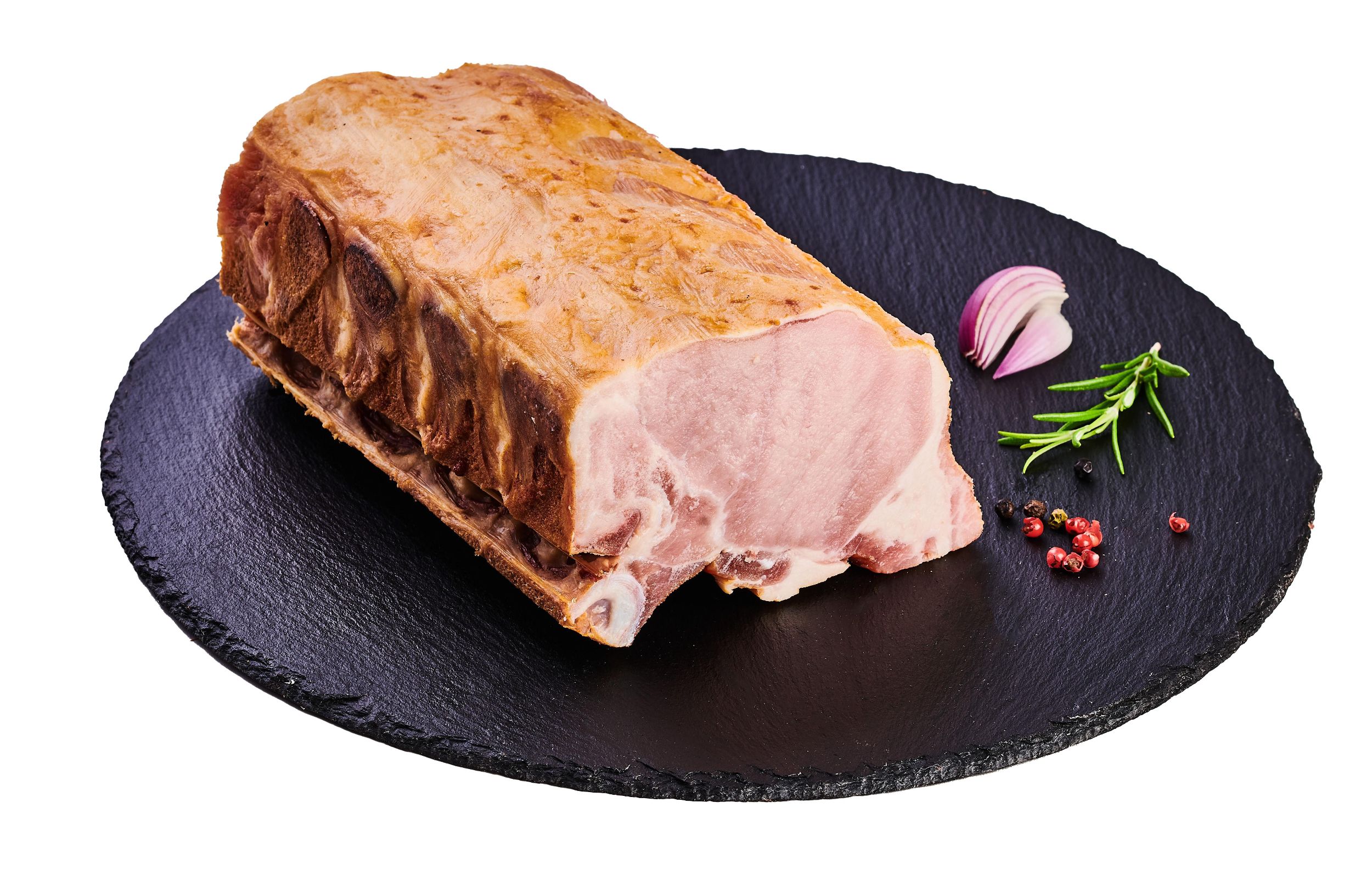 Vepřové maso - Uzená pečeně s kostí Globus - cca 800 g