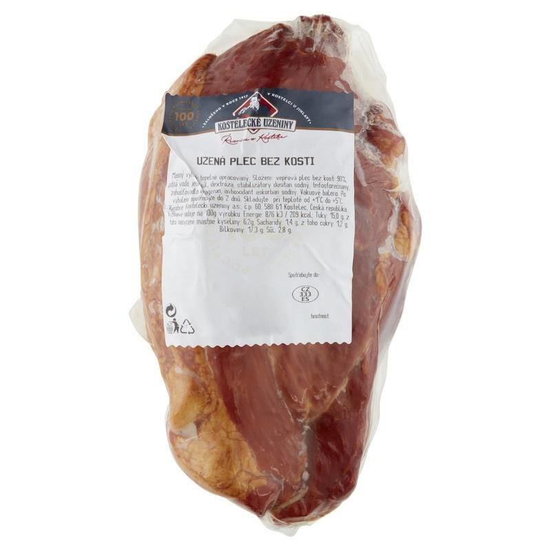 Uzená masa - Uzená plec bez kosti - cca 1000 g