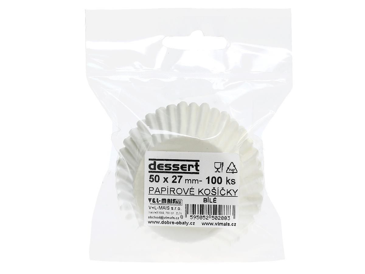 Domácnost a Zahrada - V+L Mais Papírový košíček 50 x 27 mm 100 ks