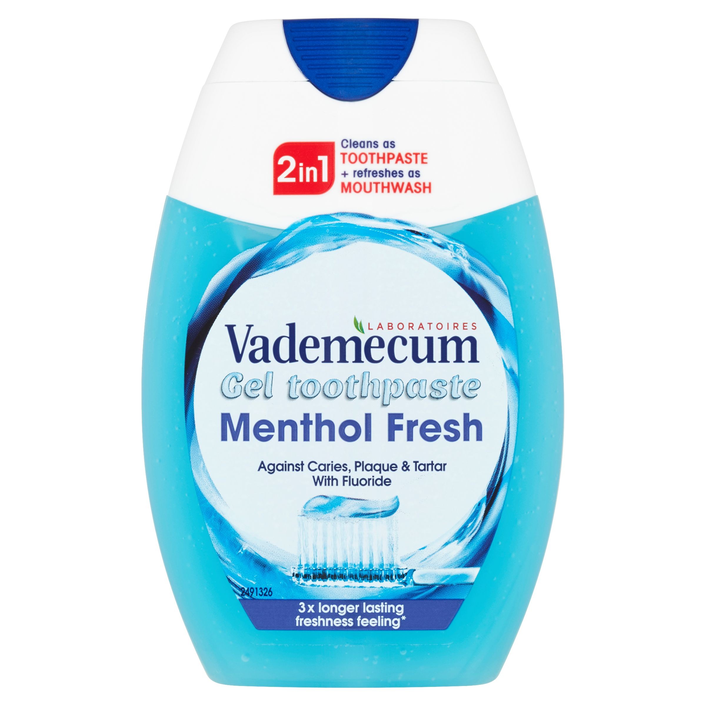 Drogerie a kosmetika - Vademecum Menthol Fresh 2v1 zubní pasta 75 ml