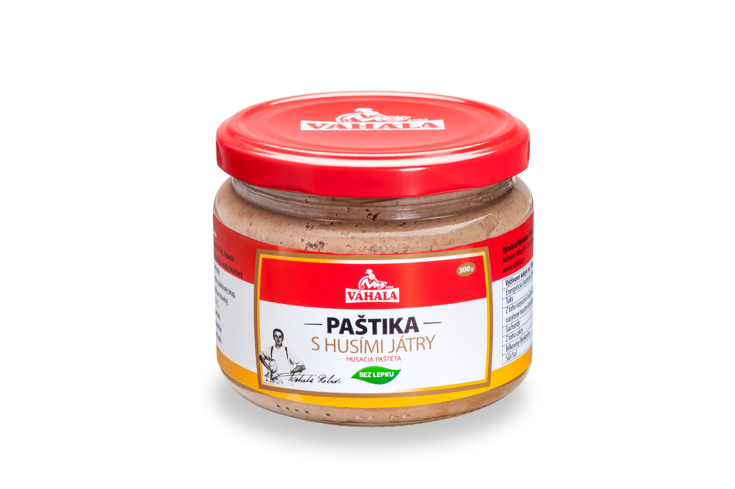 Uzeniny a lahůdky - Váhala Paštika s husími játry 300g