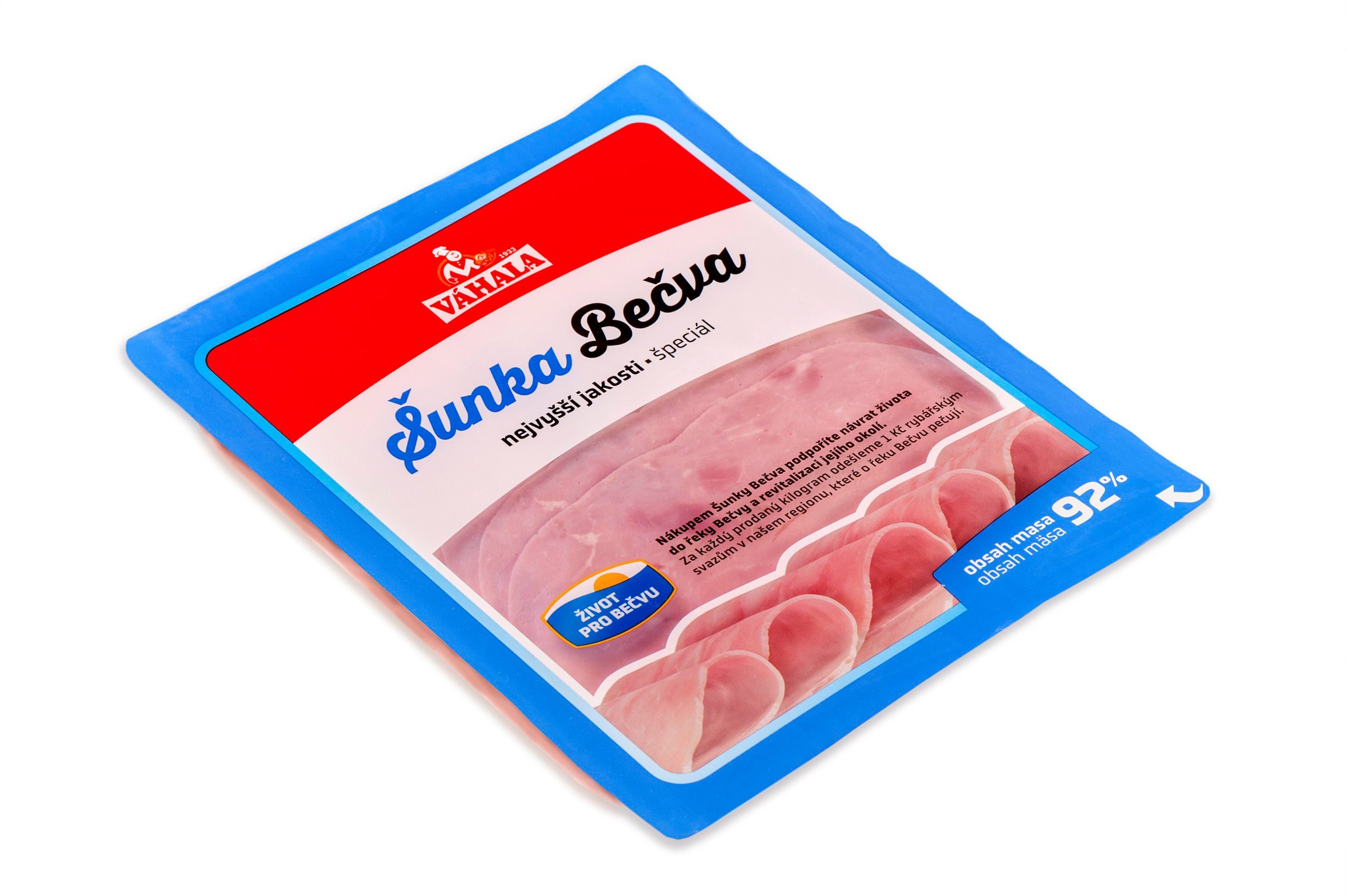 Uzeniny a lahůdky - Váhala Šunka Bečva nejvyšší jakosti 100g