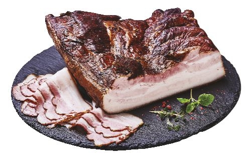 Uzeniny a lahůdky - Vakuovaná Anglická slanina krájená Globus - cca 140 g