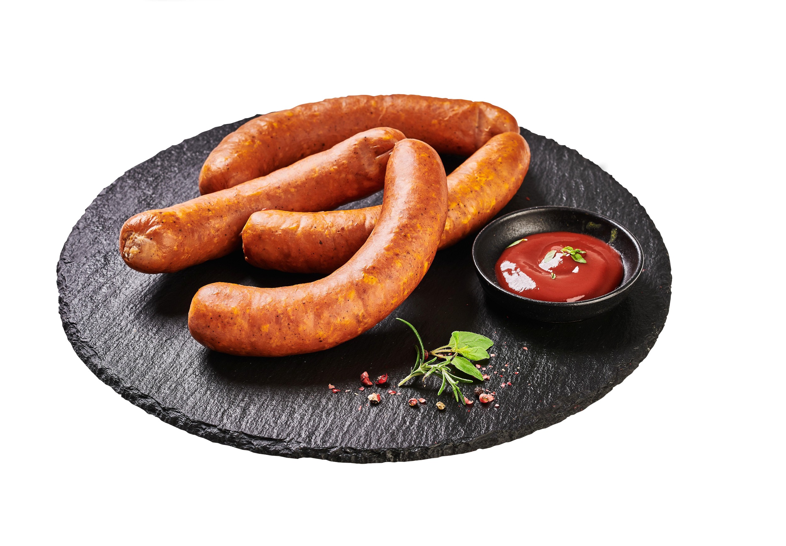 Uzeniny a lahůdky - Vakuovaná Čakovická pikantní klobása Globus - 3 ks, cca 400 g