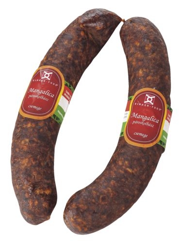 Vakuovaná Mangalica klobása nepálivá, Imki food - 2 ks, ca. 270 g