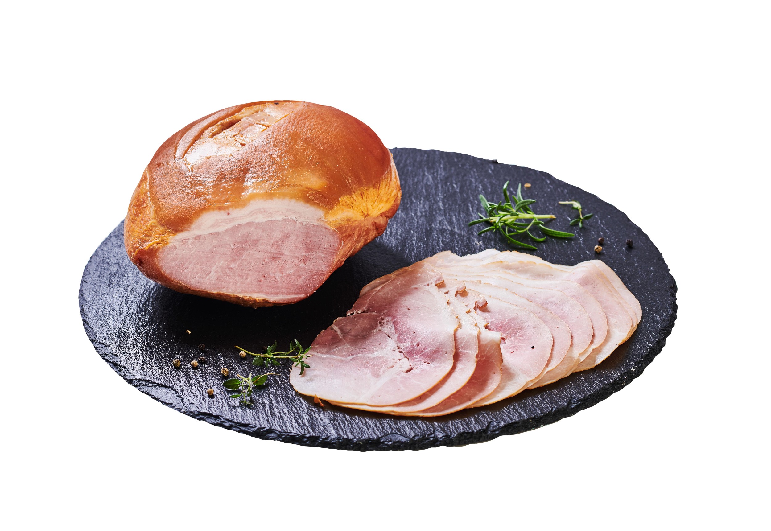 Uzeniny a lahůdky - Vakuovaná Sedlácká šunka výběrová krájená Globus - cca 145 g