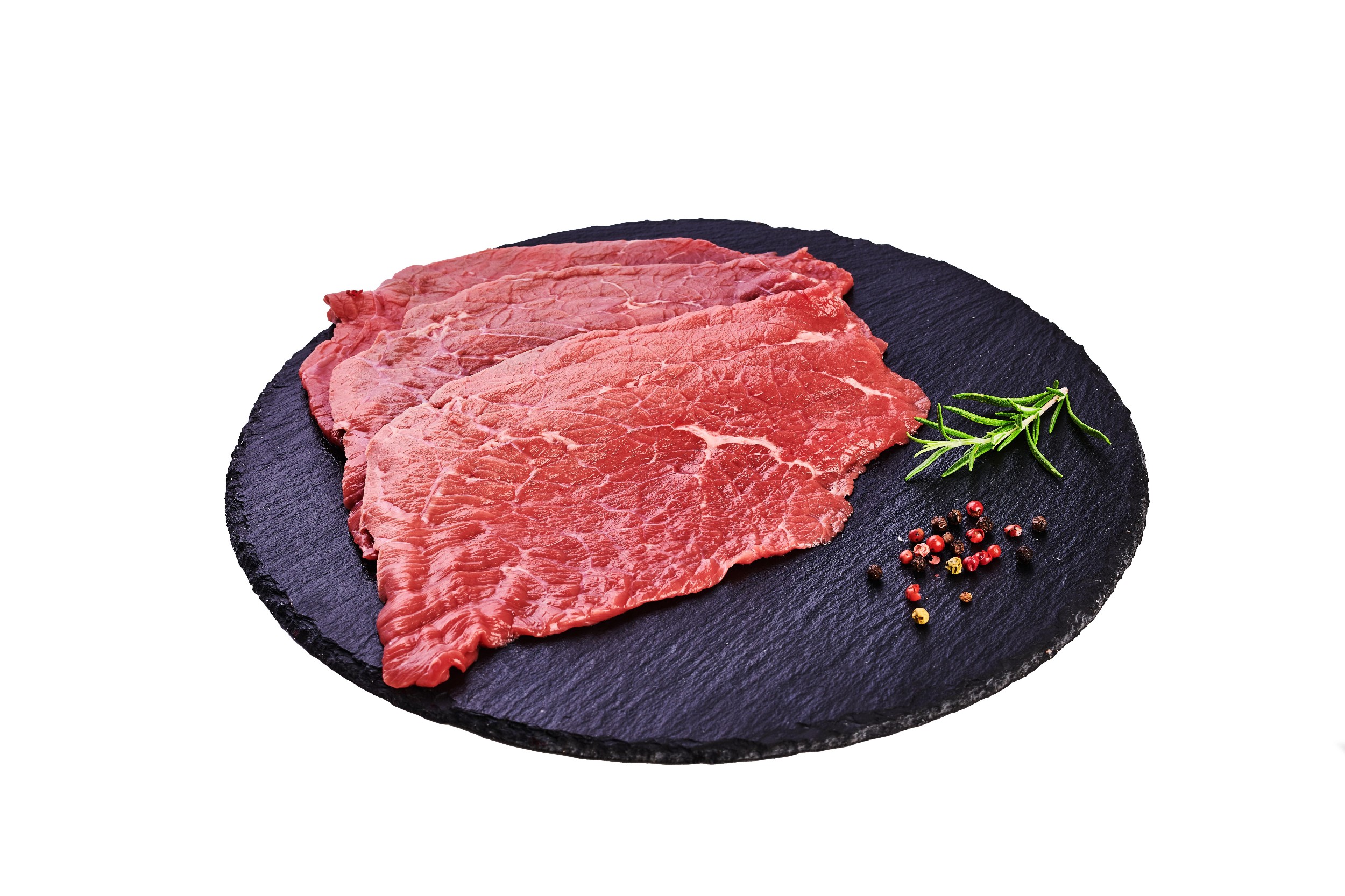 Hovězí maso - Vakuované Hovězí plátky - kýta Globus - 2 ks, cca 400 g