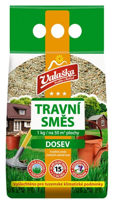 Domácnost a Zahrada - Valaška Travní směs Dosev 1 kg