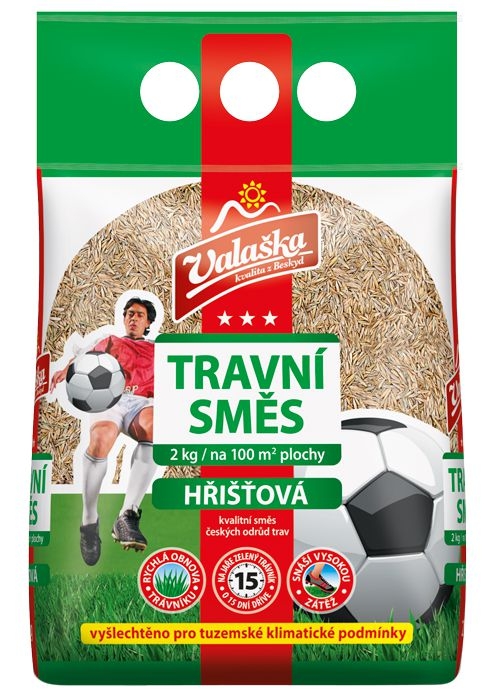 Domácnost a Zahrada - Valaška Travní směs hřišťová 2 kg