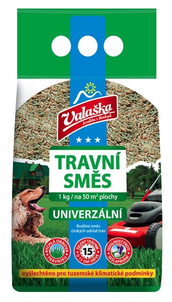 Domácnost a Zahrada - Valaška Travní směs Univerzální 1 kg