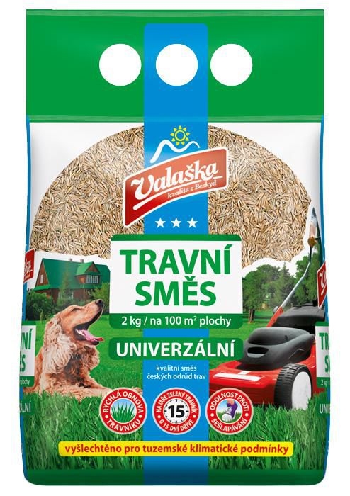 Domácnost a Zahrada - Valaška Travní směs univerzální 2 kg