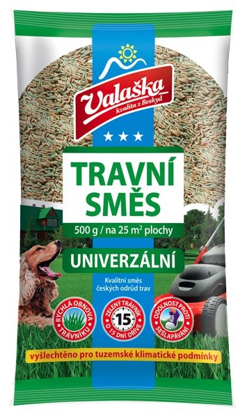 Domácnost a Zahrada - Valaška Travní směs univerzální 500g