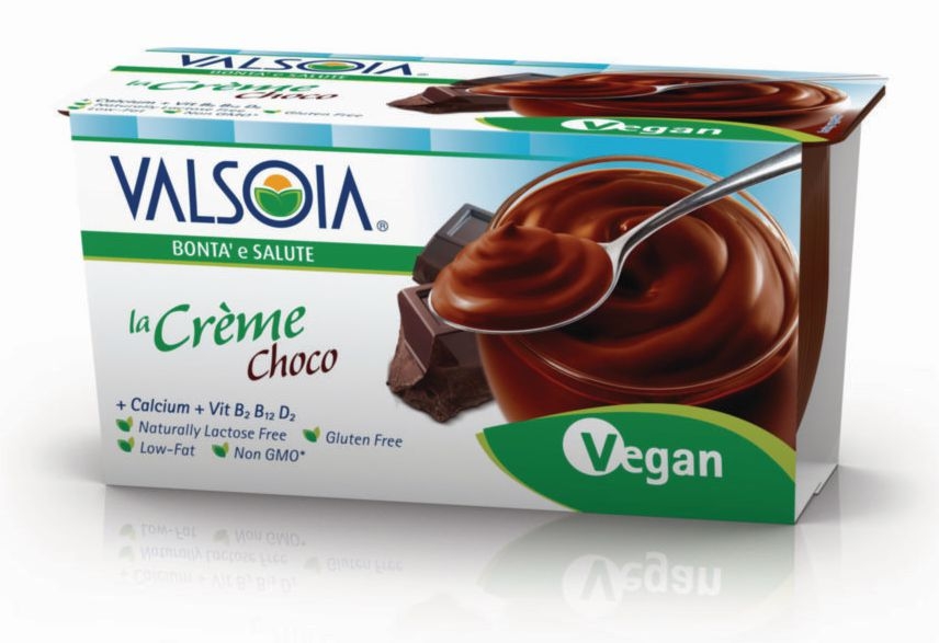 Valsoia Creme Sójový dezert s čokoládovou příchutí 2x115 g-1