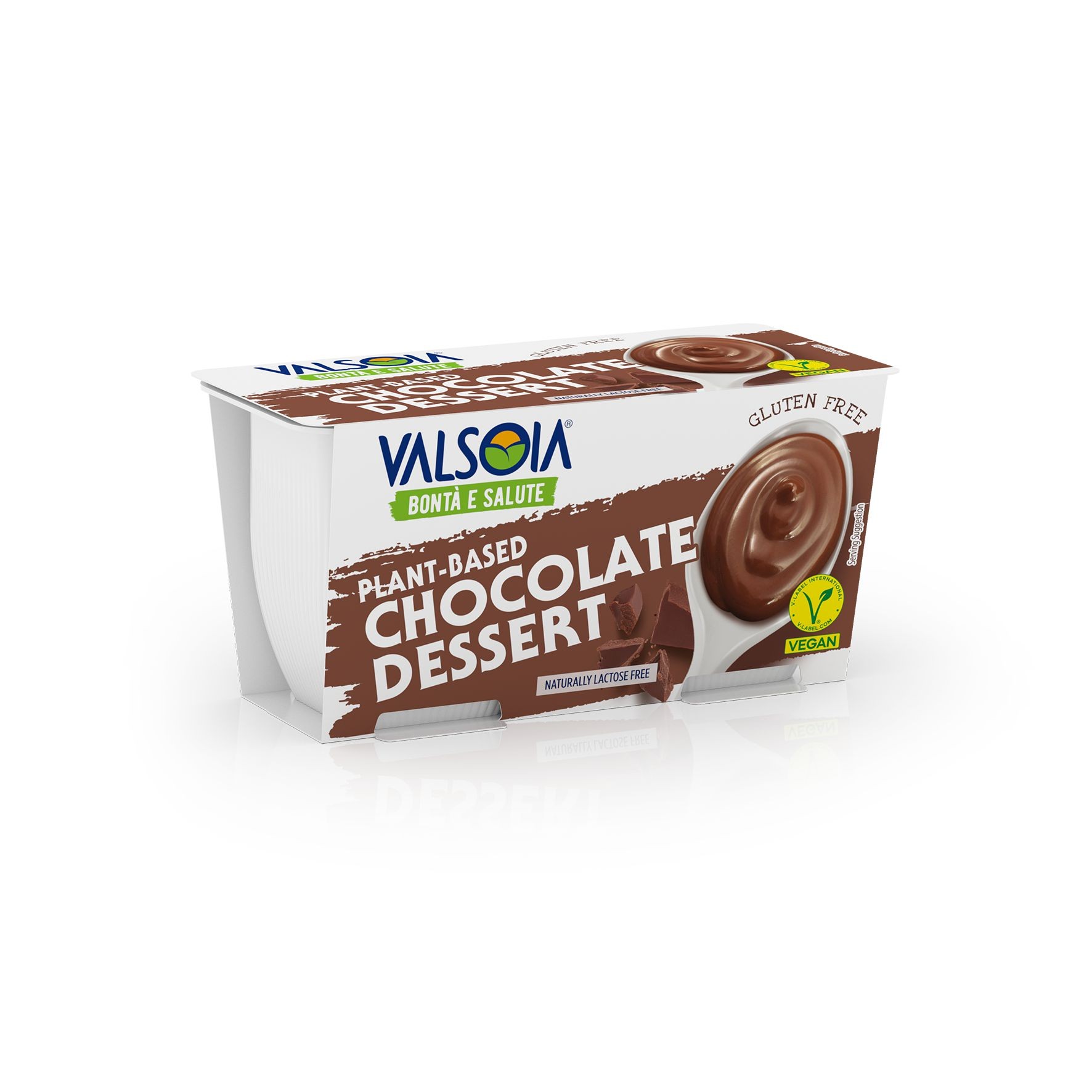 Valsoia Creme Sójový dezert s čokoládovou příchutí 2x115 g-0