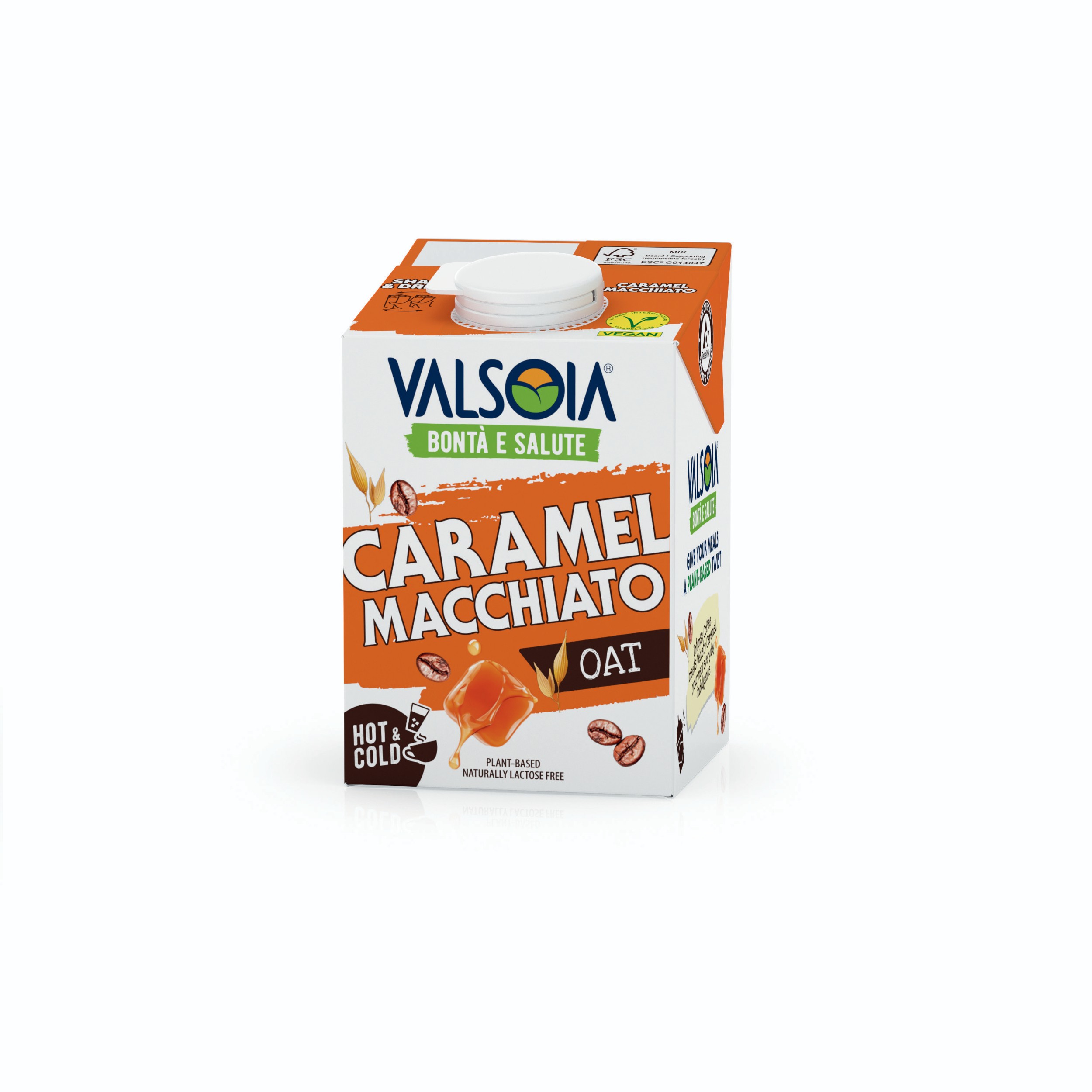 Zdravý svět - Valsoia ovesný nápoj karamelové macchiato 500ml