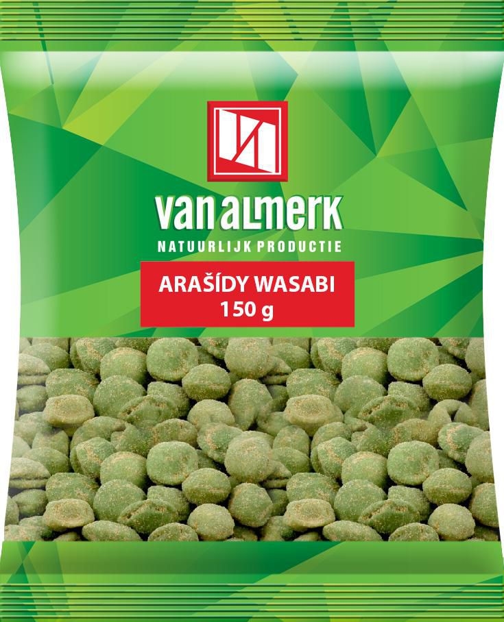 Trvanlivé potraviny - Van Almerk Arašídy wasabi 150 g