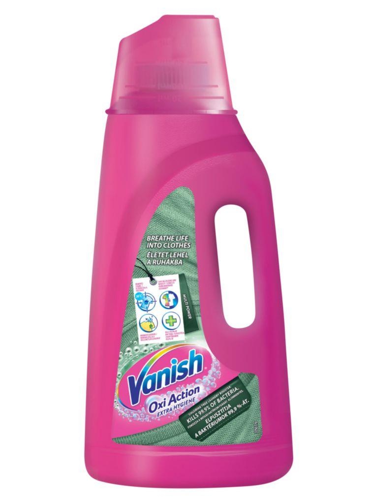 Drogerie a kosmetika - Vanish Oxi Action Extra Hygiene Tekutý odstraňovač skvrn 1880ml