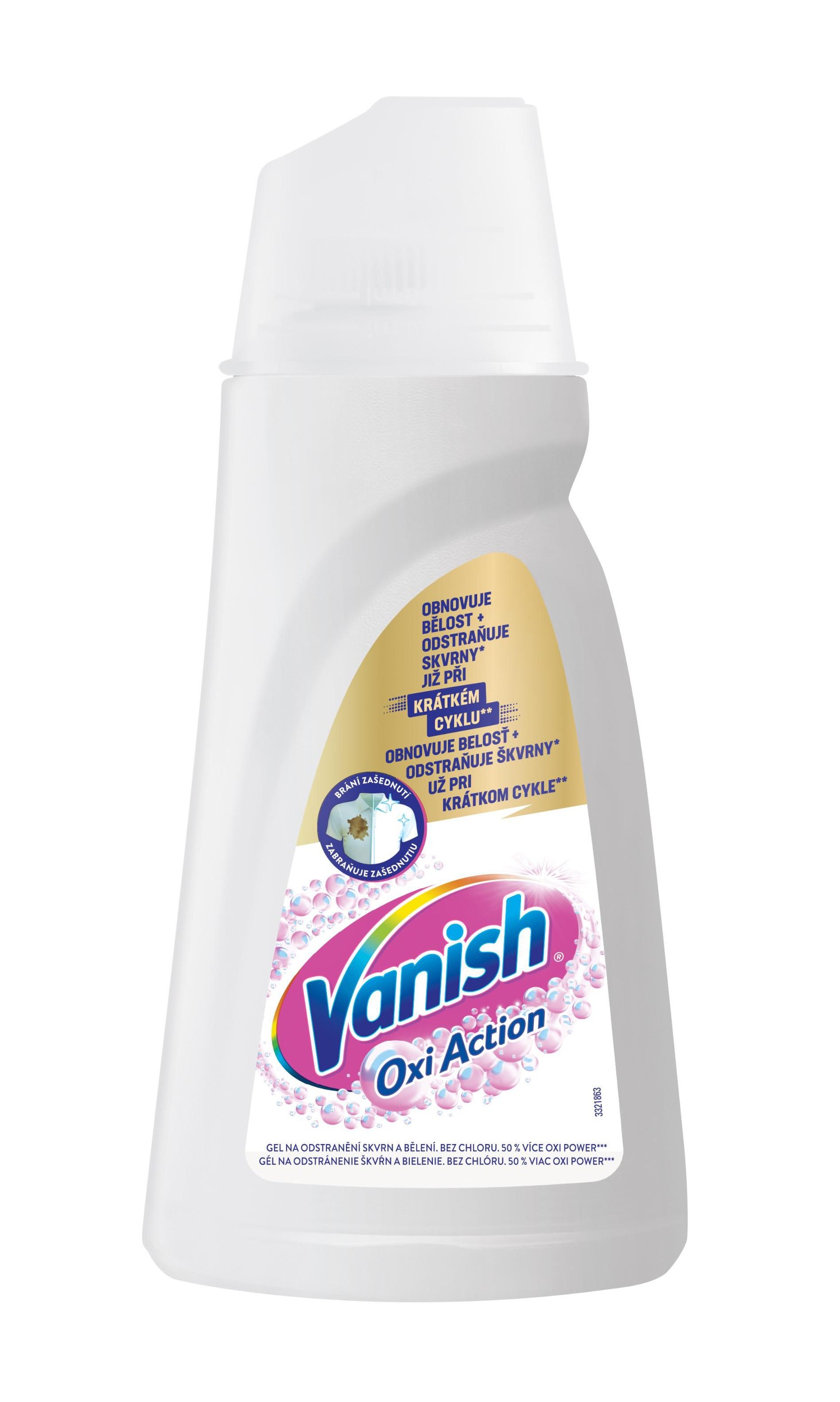 Drogerie a kosmetika - Vanish Oxi Action Gel na bělení a odstranění skvrn 1000ml