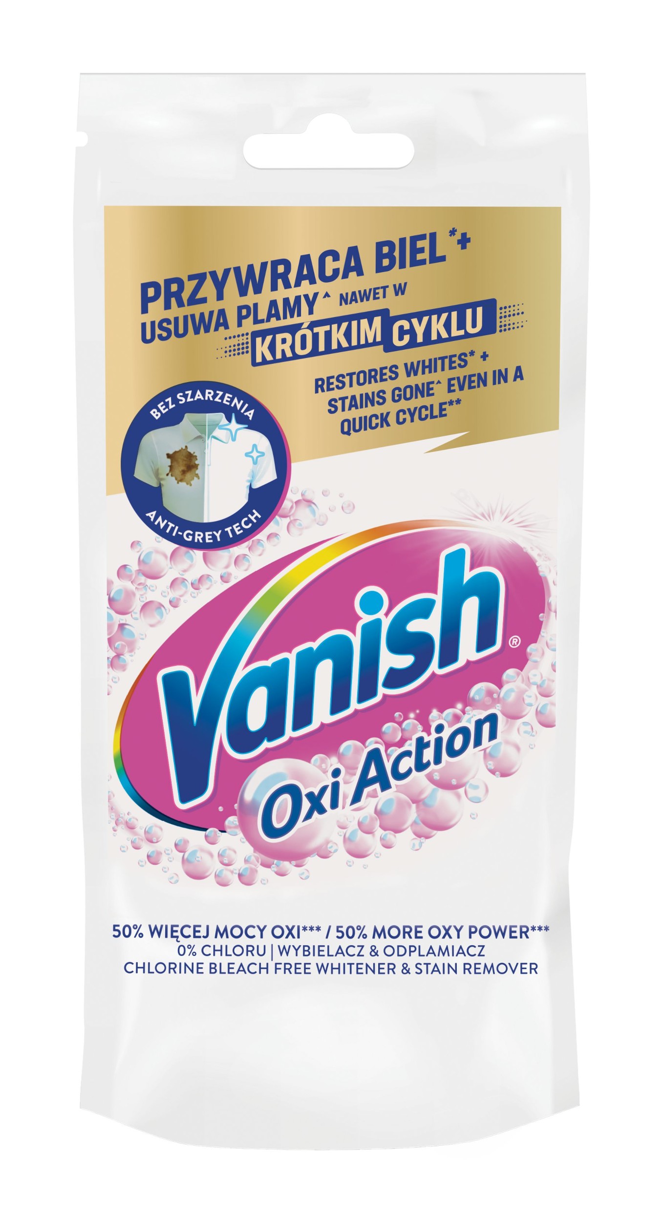 Drogerie a kosmetika - Vanish Oxi Action Gel Na bělení a odstranění skvrn 100ml