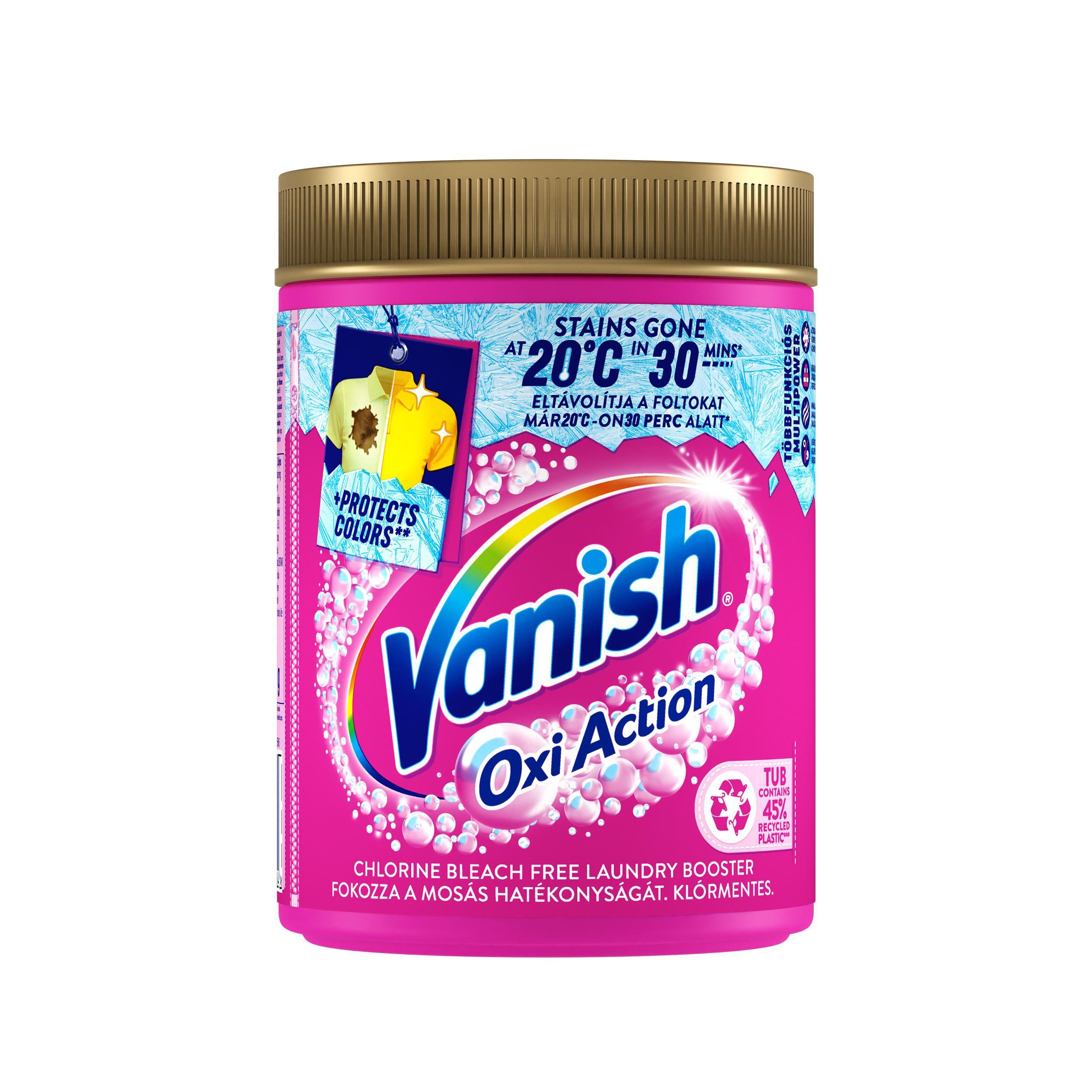 Drogerie a kosmetika - Vanish Oxi Action Prášek na odstranění skvrn 970g