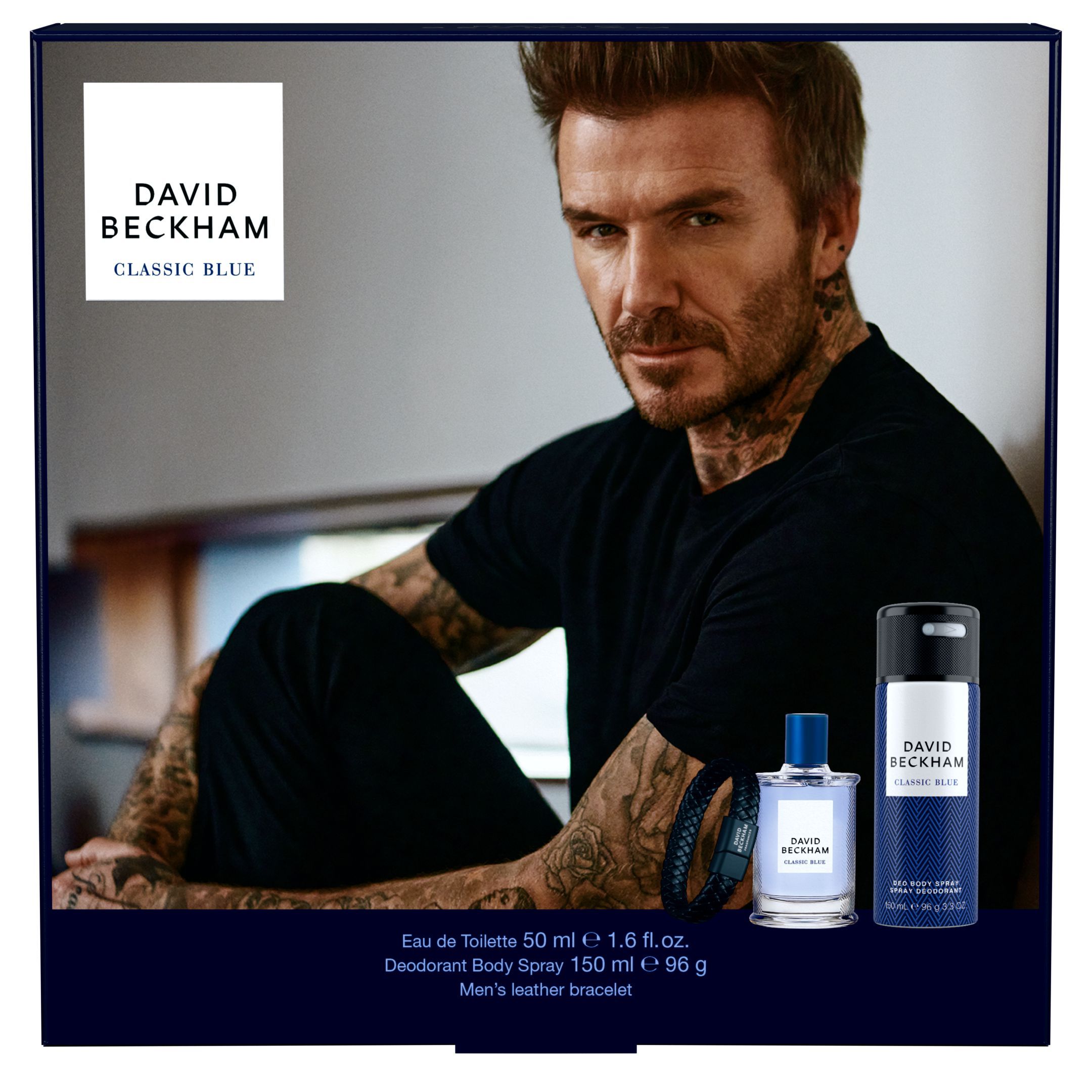 Drogerie a kosmetika - Vánoční balíček DB CLASSIC BLUE EDT 50ml + DBS 150ml + náramek