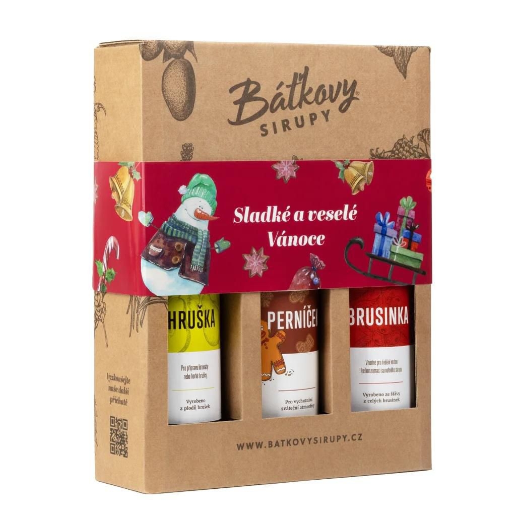 Nápoje - Vánoční dárková sada 3x500ml