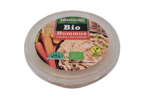 Zdravý svět - Varmuža BIO Hummus s mrkví a koriandrem 200g