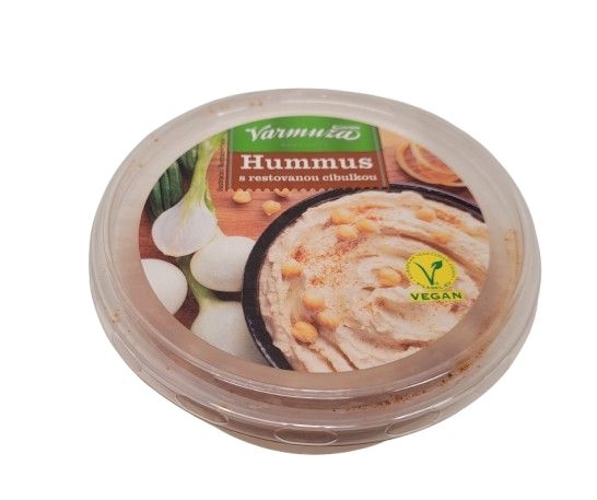 Zdravý svět - Varmuža Hummus s restovanou cibulkou 200g