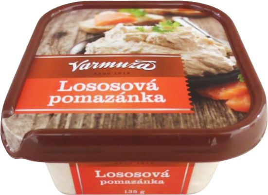 Uzeniny a lahůdky - Varmuža Lososová pomazánka 135 g