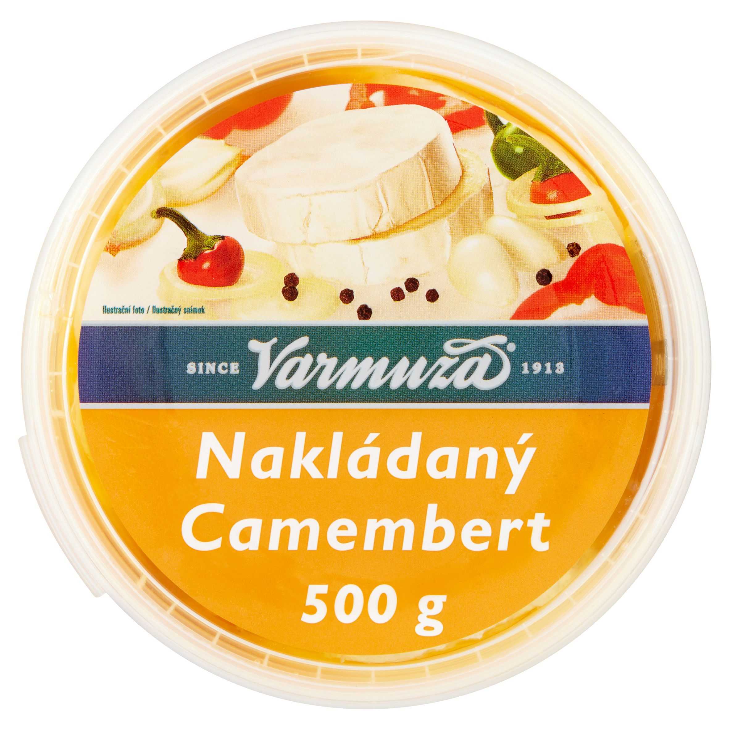 Uzeniny a lahůdky - Varmuža Nakládaný camembert 500 g
