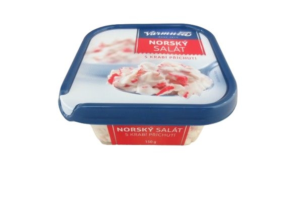Uzeniny a lahůdky - Varmuža Norský salát s krabí příchutí 150 g
