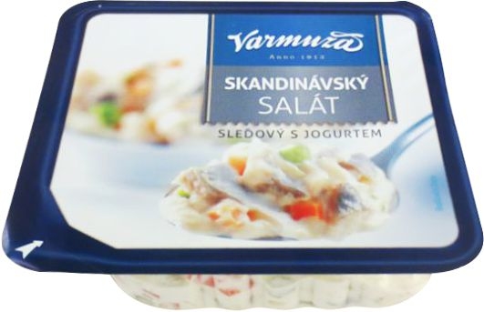Uzeniny a lahůdky - Varmuža Skandinávský sleďový salát s jogurtem 150 g