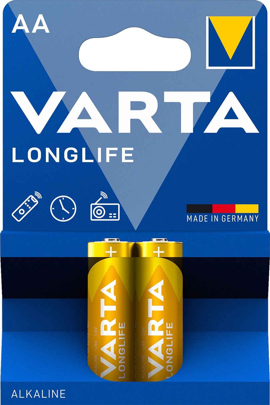 Elektro - Varta Alkalické baterie Longlife AA 2 ks