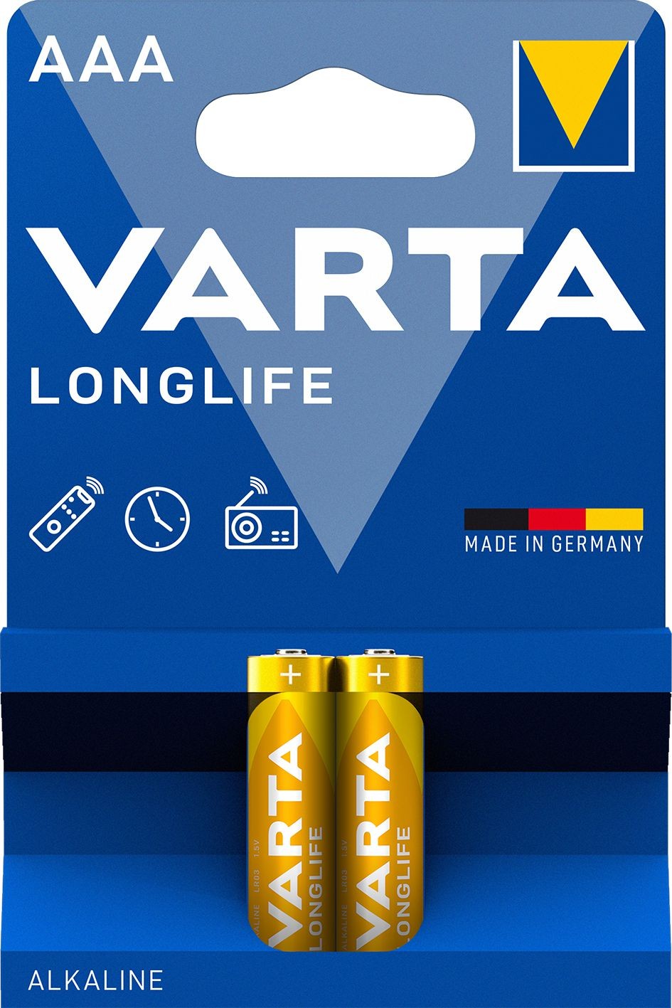 Elektro - Varta Alkalické baterie Longlife AAA 2 ks