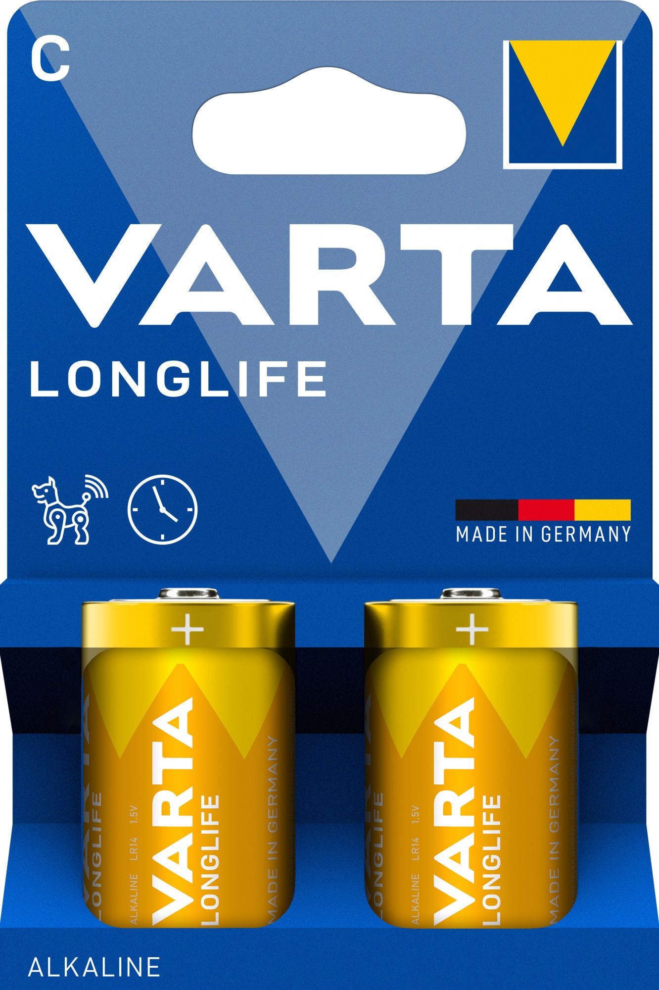 Elektro - Varta Alkalické baterie Longlife C 2 ks