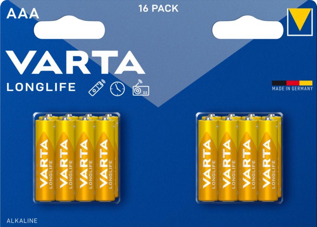Elektro - Varta Baterie AAA Longlife 16 ks